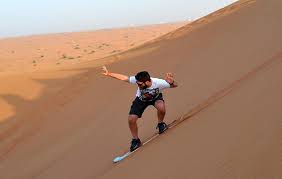 Sand Boarding At Desert Safari | Contact Us